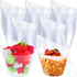 150 Pack 7 oz Clear Plastic Dessert Cups with Tasting Spoons, Appetizer
