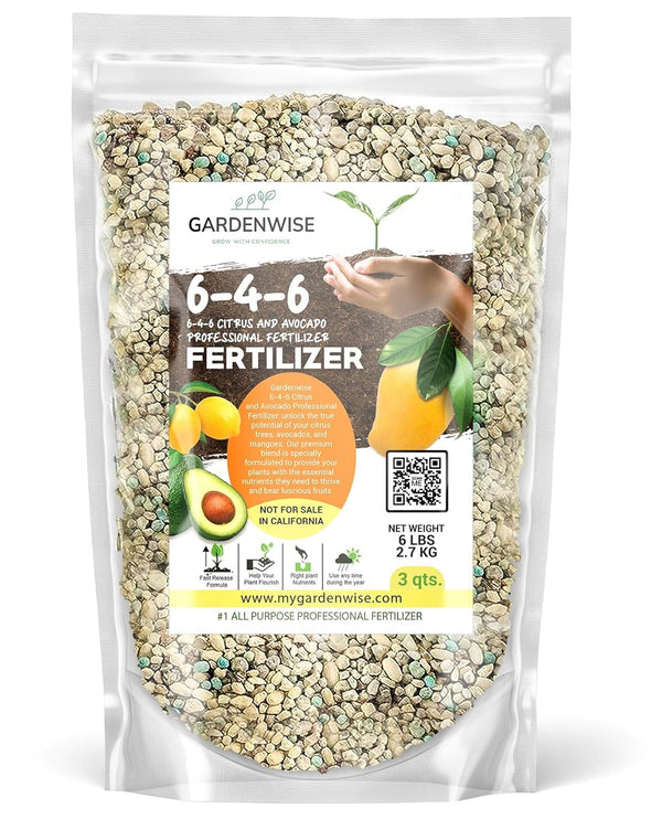 GARDENWISE Avocado & Citrus Tree Fertilizer for Indoor & Outdoor Plants |
