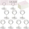 24 Pcs Premium Mini Place Card Holders with 24 Pcs Place Cards - Cute Table Number Holders for Weddings & Parties