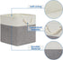 Temary 12 Inch Fabric Storage Baskets, Storage Cubes with Handle, Large Baskets for Clothes, Books, Blankets