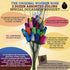 Assorted Colors Wooden Rose Closed Bud Bouquets, 2 Dozen