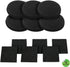 12 Pieces Counter Top Activated Carbon Compost Bin Filters - Extra Thick Indoor Pail Replacement Charcoal Filters