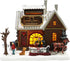 MOMENTS IN TIME 9”H Hand-Painted Polyresin LED Lighted Christmas Village House, Sugar Shack