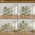 7 Tikea Plant Stand Indoor Outdoor Hexagonal Plant Stand for Multiple Plants Indoor Large Wooden Plant Shelf Tiered