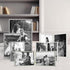 4x6 Siena Slim Crackled Silver Picture Frame, Tarnish Resistant Finish, Perfect Photo Frame for any End Table