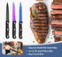 Portable Reusable Travel Utensils Set, Stainless Steel Cutlery with Case, Chopsticks and Straw for Camping