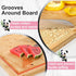 3Pcs Bamboo Cutting Boards for Kitchen, Healthy Wooden Cutting Boards for kitchen, Charcuterie, Vegetables, Cheese