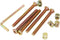 cSeao Baby Bed Crib Bolts Hardware Replacement Parts, 12-Pack 1/4-20 Inch Socket Cap