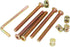 cSeao Baby Bed Crib Bolts Hardware Replacement Parts, 12-Pack 1/4-20 Inch Socket Cap