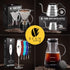 Bean Envy Cold Brew Coffee Maker - 32 oz Glass Iced Tea & Coffee Maker with Silicone Cap & Base