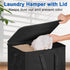 95L Vincona Slim Laundry Hamper with Lid and Wheels, Small Rolling Laundry Basket with Handle for Small Spaces, Tall