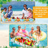 Yousoontic Inflatable Serving Bar - 3 Pcs Tiki Tropical Style Food Drink Containers for BBQ Pool Luau Party