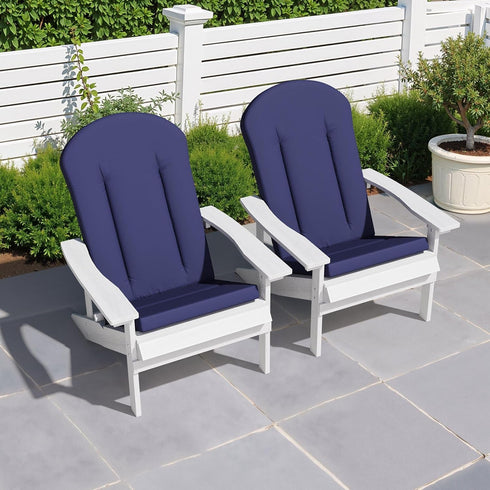 50x20 Inch Crestlive Products Adirondack Chair Cushion Outdoor Rocking Chair Cushion Water Resistant High Back Patio