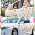 Hoteam 30 Pcs Spring Magnets, Cute Summer Refrigerator Magnet for Garage Door, Car, Metal Door Decoration