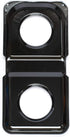 Range Kleen P501 Black Porcelain Rectangular Gas Stove Drip Pan, 16.875 x 8.125-Inches
