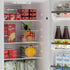 MaraFansie Hanging Kitchen Baskets, Wire Storage Basket Over the Cabinet Door Organizer with Adhesive Strips and