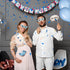 LASLU It's A Boy Baby Shower Party Photo Booth Props Set, 25pcs on Sticks