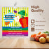 Magnetic Keto Food Cheat Sheet: Ketogenic Guide Booklet with 72 Removable Labels for Low Carb Meal Planning
