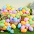 3.15" 200PCS JOYIN Pastel Easter Eggs, Large Plastic Eggs, Empty Colorful Fillable Eggshells for Easter Hunt, Party