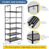 6 Closet, Closet, 12-18 Sundaze Shoe Rack - Tier Tall Shoe Rack for Sturdy Stackable Shoe Organizer for Bedroom