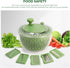 5 4.25Qt SUSTEAS Salad Spinner Large, Vegetables Wash Bowl, Fruits & Herb Lettuce Dryer with Blade Slicer Egg Yolk