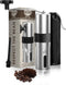 Manual Coffee Grinder — Stainless Steel Conical Burr Coffee Bean Grinder with Hand Crank, 18 Adjustable Settings
