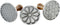 Nordic Ware 01235 Heirloom Cookie Stamps