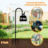 36 inches Pot-2 Packs Shepherd Hooks for Bird Feeders Outside Heavy Duty Shepherd Stand Plant Hanger Yard Hooks