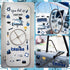 Lounsweer 24 Pcs Graduation Cruise Door Decorations, 2024 Congrats Grad Hat Magnet for Cabin Door, Refrigerator