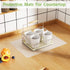 Silicone Mats for Kitchen Counter, 13” x 18” (1MM) Clear Non-slip Waterproof Countertop Protector Liner, Small Non-Stick Baking Mat, Heat Resistant Placemat for Pastry, Translucent(2/Pack) by Janeart