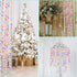 Blushtier 14mm Party(33 Crystal Garlands Acrylic Octagon Bead Strands Iridescent Clear Diamond Hanging Chandelier Chain