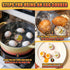 2pcs FOREV Egg Timer for Hard Boiled Eggs Soft Boiled Color Changing Indicator Tells When Eggs are Ready, Yellow