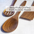 3 Piece Acacia Wood Kitchen Utensils Set, Wooden Cooking Utensils for Home and Kitchen