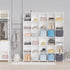HOMIDEC Closet Organizer - 9-Cube Storage Organizer for Clothes, Portable Closet Storage Shelves, White