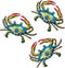 BVLFOOK Crab Wall Art, Coastal Ocean Valentine Decor - Beach Themed Decoration