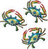 BVLFOOK Crab Wall Art, Coastal Ocean Valentine Decor - Beach Themed Decoration