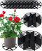 ISYOKE 21 Pack Plastic Plant Saucer Stand, 5 7 8 Inch Flower Pot