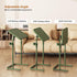 TB01BOG091 TUTOTAK C Shaped End Table with Tiltable Surface, Adjustable Height Side Table, Slide Under Couch Table TV
