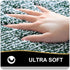 OLANLY Bathroom Rugs 30x20, Extra Soft Microfiber Bath Mat, Non-Slip, Quick Dry, Blackish Green