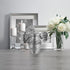 Trupoint Memorials Small Urns for Human Ashes, Keepsake Mini Cremation Urn, Silver Cross.