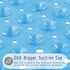 Yimobra Non Slip Bathtub Mat - 40 x 16 Inch, Extra Long Shower Mat with Drain Holes, Clear Blue