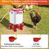 Kweetle 2 4 158.4-Inch 3/4'' 1/2'' Automatic Chicken Waterer Gallons, Float-Controlled Chicken Water Feeder with Water