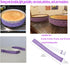 YYaaloa 2pcs Cake Pan Dampen Strips, Thick Cotton Bake Even Strip for Level Cakes and Cleaner Edges