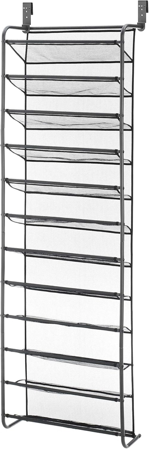 36 12 Closet 69"L 21.7"W 7.5"H, Whitmor Pair Over the Door Shoe Organizer, Tier Hanging Shoe Organizer, Heavy Duty
