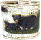 BestGiftEver Black Bear Toothbrush Holder - Rustic Cabin Bathroom Accessories and Decor