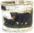 BestGiftEver Black Bear Toothbrush Holder - Rustic Cabin Bathroom Accessories and Decor