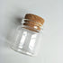 3pcs Small Glass Bottles Vials Jars 50ml with Cork Stopper Storage Bottle, 47x50mm (1.85x1.96inch)