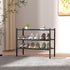 ROMGUAR CRAFT 3 Closet 27"x11"x20" Tier Bamboo Shoe Rack for Free Standing Wood Shoe Shelf Storage Organizer