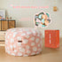 MAXYOYO Bean Bag Chair for Kids, Cloud Pattern Lazy Chair with High-Density Foam Filling, Stuffed Floor Sofa Couch