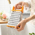 Spring Chef Handheld Stainless Steel XL Parmesan Cheese Grater, 4 Sided Manual Box Grater for Kitchen